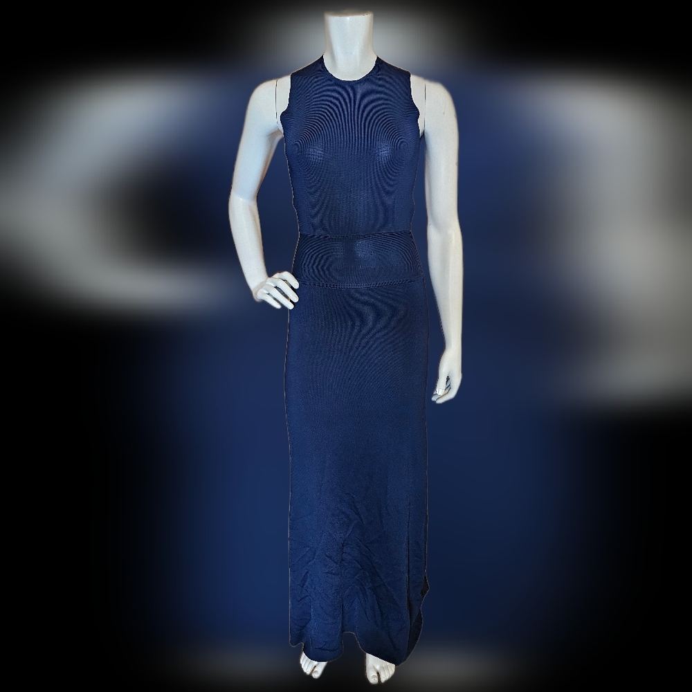 💙 83. Iris & Ink Size XS Blue Cutout Dress